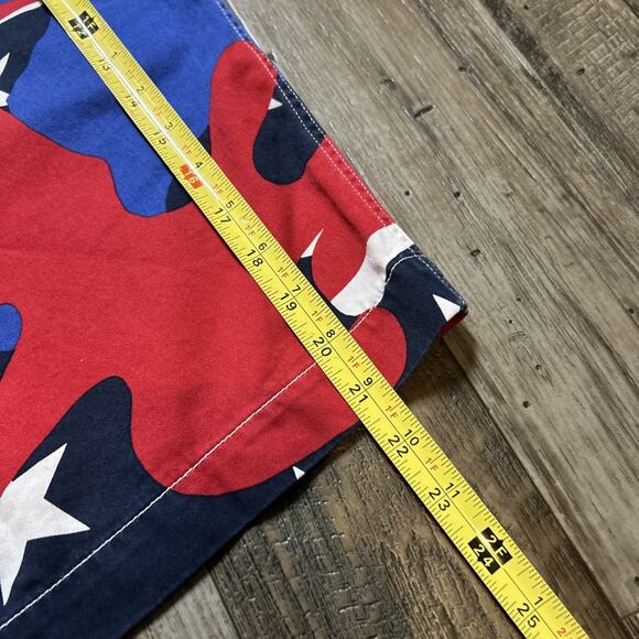 Ralph Lauren POLO Red White & Blue Size 35 Flag/Camo Shorts - Picture 8 of 9